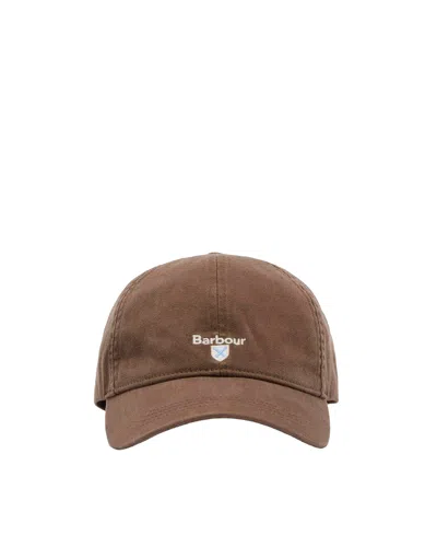 Barbour Baseball Cap Cascade Olive In Brown
