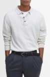 Barbour Bassington Polo Sweater In Mist