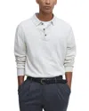 Barbour Bassington Polo Sweater In Mist