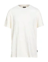 Barbour Beacon Man T-shirt Ivory Size Xxl Cotton In White