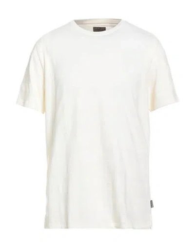 Barbour Beacon Man T-shirt Ivory Size Xxl Cotton In White
