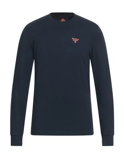 Barbour Beacon Man T-shirt Navy Size M Cotton In Blue