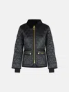 Barbour 'beadnell' Black Polyamide Jacket In Black