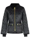 Barbour Beadnell Quilted Jacket In Black