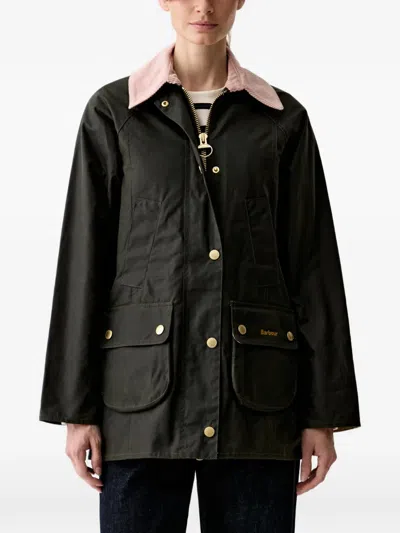 Barbour Beadnell Coat In Black