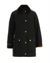 Barbour Beadnell Coat In Black