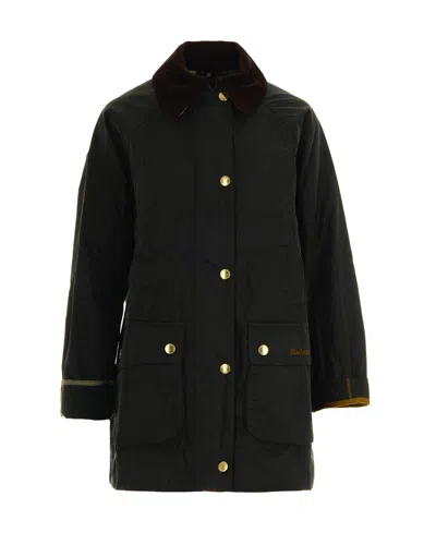 Barbour Beadnell Coat In Black