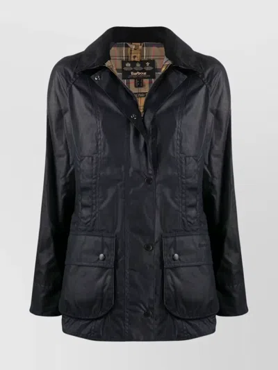 BARBOUR BEADNELL COTTON WAX LONG SLEEVE JACKET