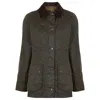 Barbour Lapel Long-sleeved Casual Jacket In Dark Green