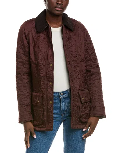 Barbour Beadnell Polar Jacket In Burgundy