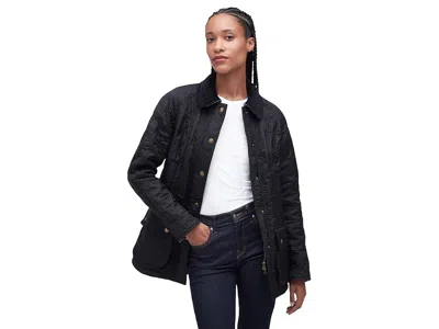 Barbour Beadnell Polarquilt Jacket In Black