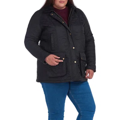 Barbour Beadnell Polarquilt Jacket In Black