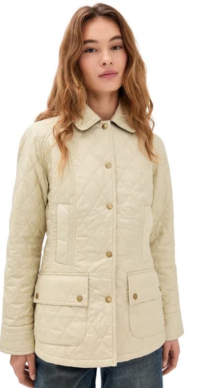 BARBOUR BEADNELL QUILT BARN JACKET PEARL