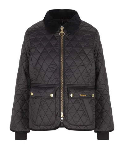 Barbour Beadnell Quilted Jacket In Black