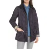 Barbour Beadnell Quilted Jacket In Blue
