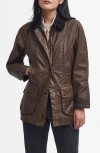 Barbour Beadnell Waxed Jacket In Bark