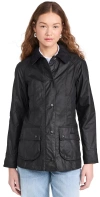 Barbour Collared Button-up Corduroy Jacket In Black