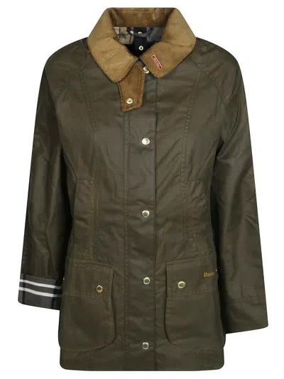 Barbour Beadnell Wax Jacket For Women In Animal Print