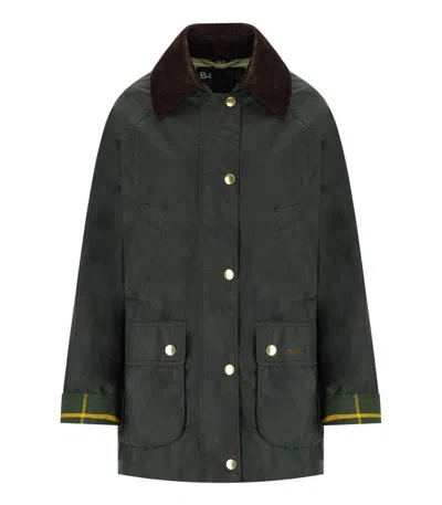 Barbour Beadnell Wax Sage Green Jacket