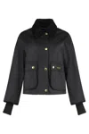 Barbour Waxed Cotton Jacket Corduroy Collar
