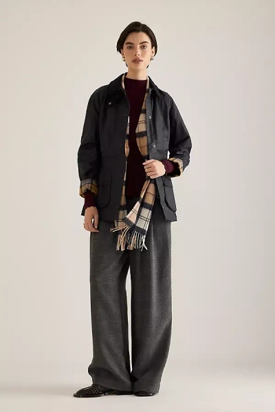 Barbour Beadnell Waxed Jacket In Multi