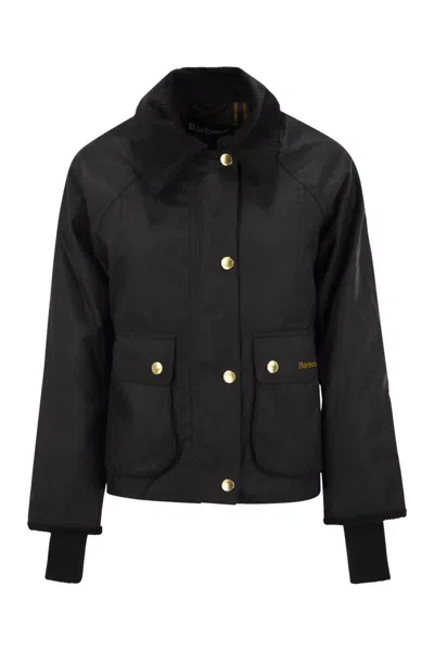 BARBOUR BARBOUR BEADNELL WAXED JACKET WITH CROP CUT