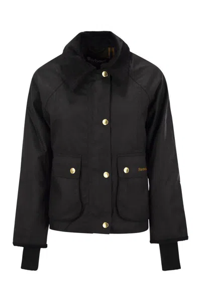 BARBOUR BARBOUR BEADNELL WAXED JACKET WITH CROP CUT