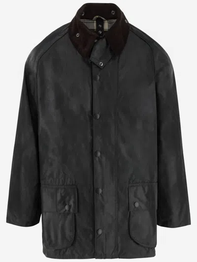 Barbour Beaufort Coat In Black