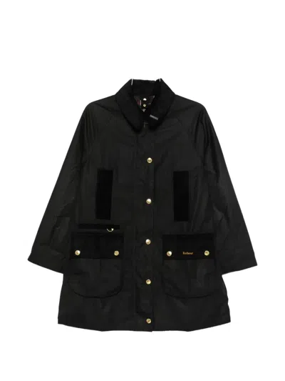 Barbour Icons Modern Beaufort Waxed Jacket In Black