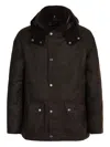 Barbour Beaufort Cotton Hooded Coat In Brown