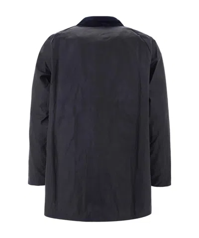 Barbour Beaufort Snap-fastening Jacket In Black