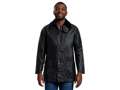 Barbour Beaufort Wax Jacket In Blue