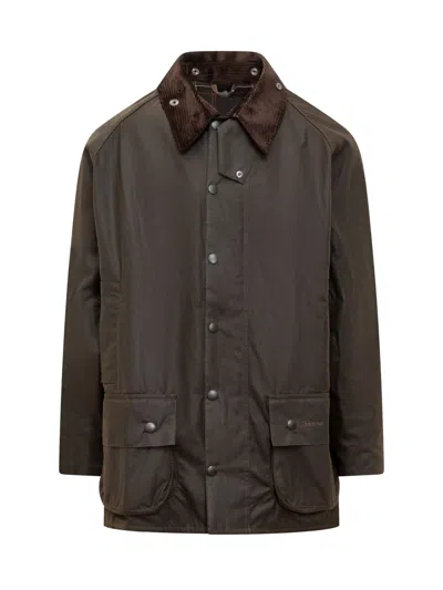 Barbour Classic Bedale Wax Jacket Aw25 Wax Cot Outw In Green