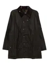 Barbour Beaufort® Waxed Corduroy-collar Coat In Black