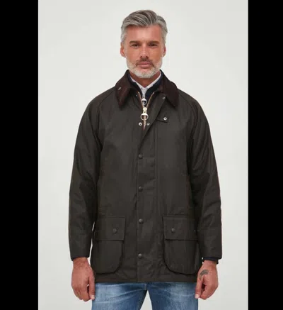 Pre-owned Barbour Beaufort Waxed Jacket In Sage Msrp$495 Rugged & Sophisticated U.k. Made