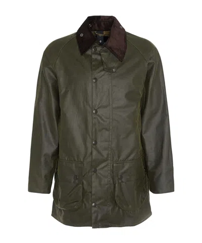 Barbour Beaufort Zipper Jacket In Green
