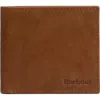 Barbour Beauly Leather Bifold Wallet In Caramel