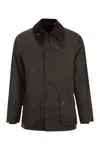 Barbour Beaufort Long Sleeved Snapped Jacket In Green