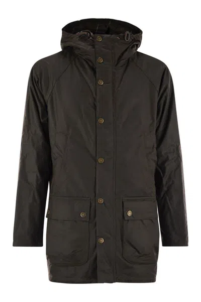 Barbour Bedale - Waxed Parka In Black
