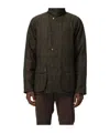 Barbour Bedale Check Wool Jacket In Green