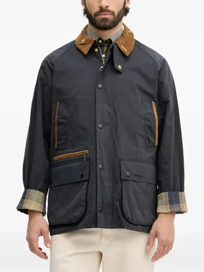 Barbour Bedale Coat In Blue