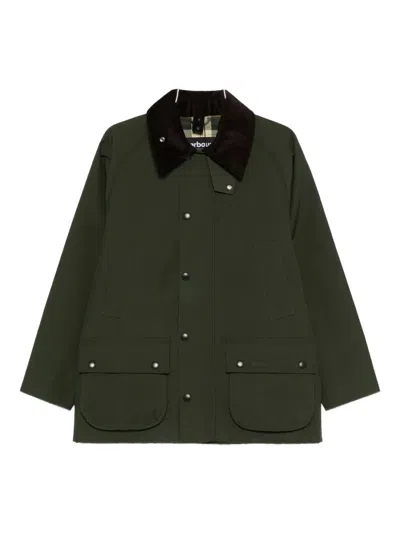 Barbour Bedale Corduroy-collar Jacket In Multi
