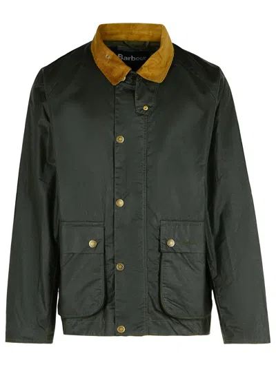 Barbour Bedale Green Waxed Cotton Jacket