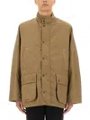 Barbour Bedale Jacket With Flap Pockets And High Collar