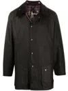 Barbour Beaufort Snap-fastening Coat In Black