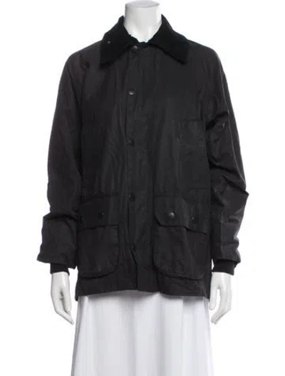 Pre-owned Barbour Bedale Jacket In Black