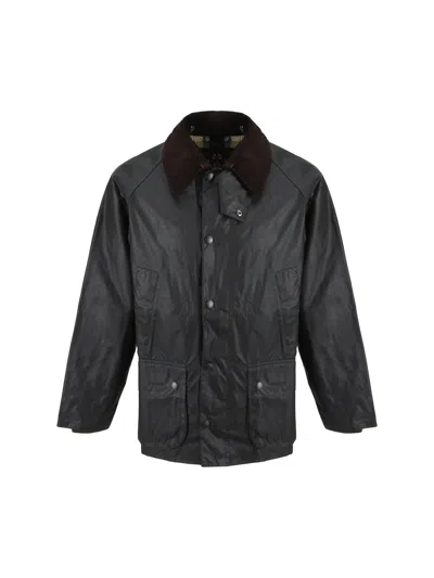 Barbour Bedale Jacket In Black