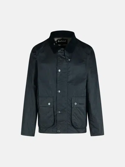 Barbour 'bedale' Navy Waxed Cotton Jacket