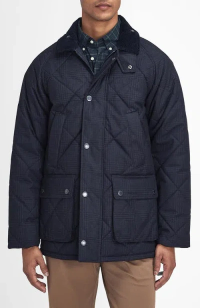 Barbour Bedale Quilted Jacket In Dark Navy