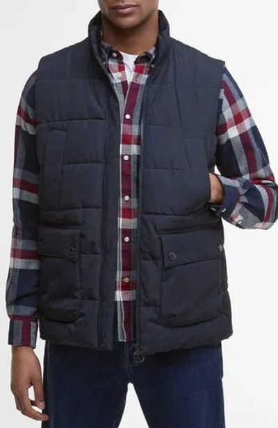 Barbour Bedale Quilted Puffer Vest In Blue